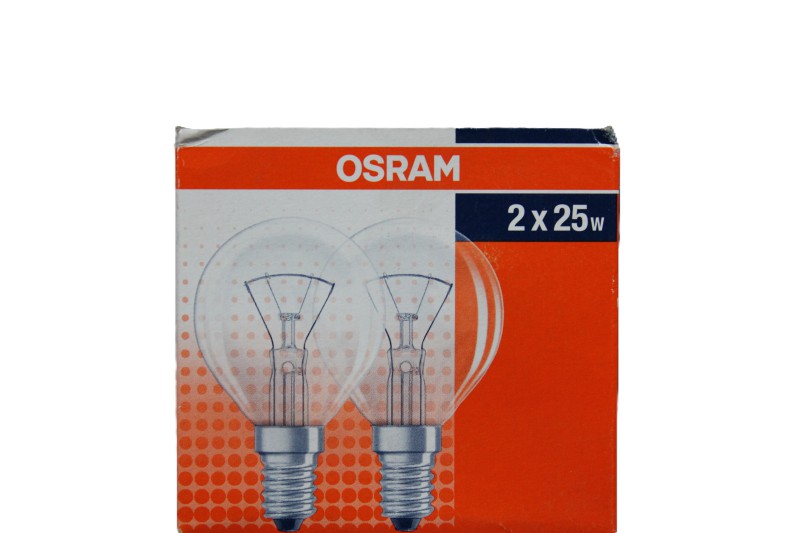 Osram Tropfenlampe CLASSIC P 230V E14 25W Klar 2x