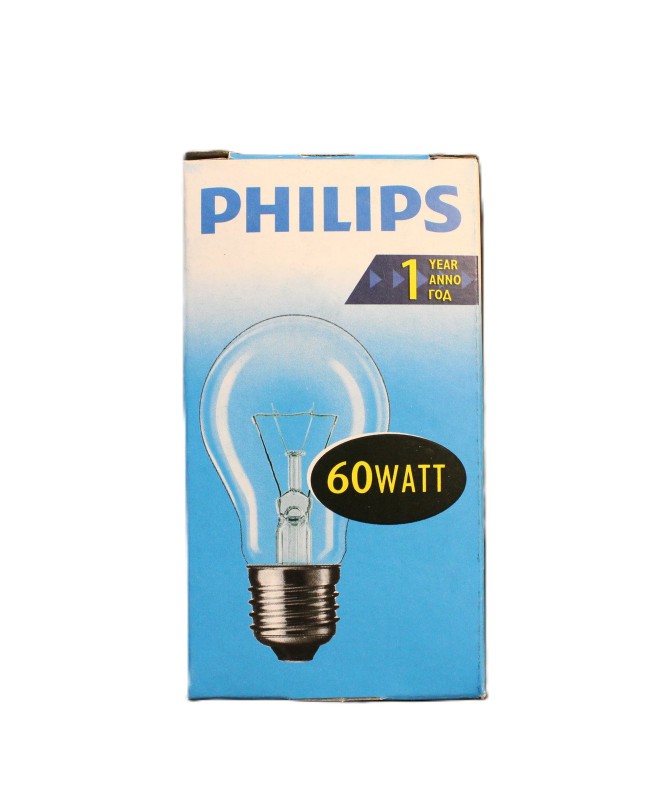 Philips Tropfenlampe Glühbirne 60 Watt E27 Klar