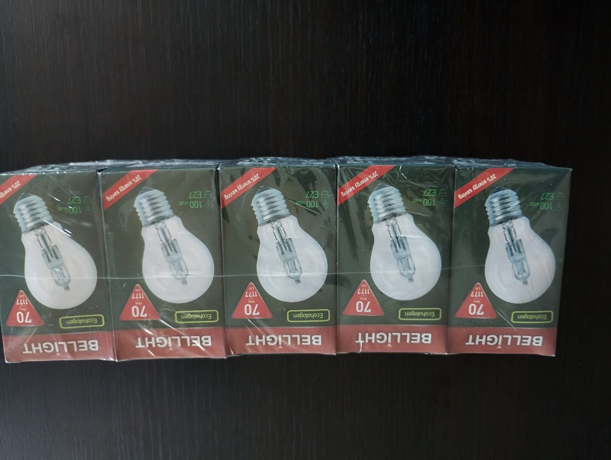 10x Bellight Glühlampe AGL 70W = 92W E27 klar