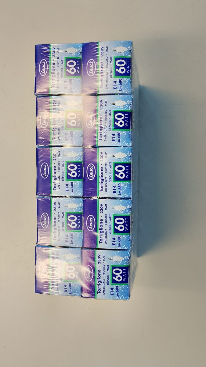 10x Ormalight Kerze E14 60W matt gedreht