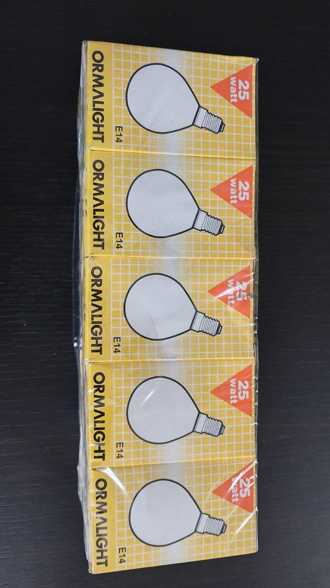 10x ORMALIGHT Tropfenlampe E14 25W matt