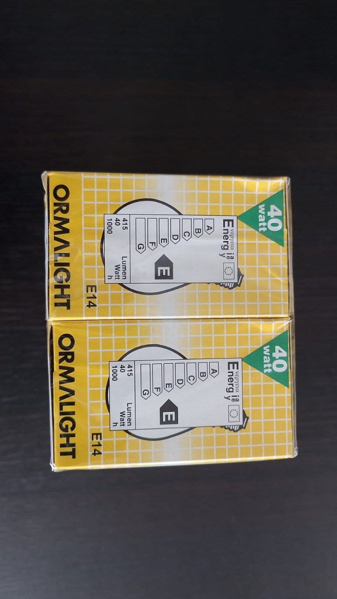 10x ORMALIGHT Tropfenlampe E14 40W matt stoßfest