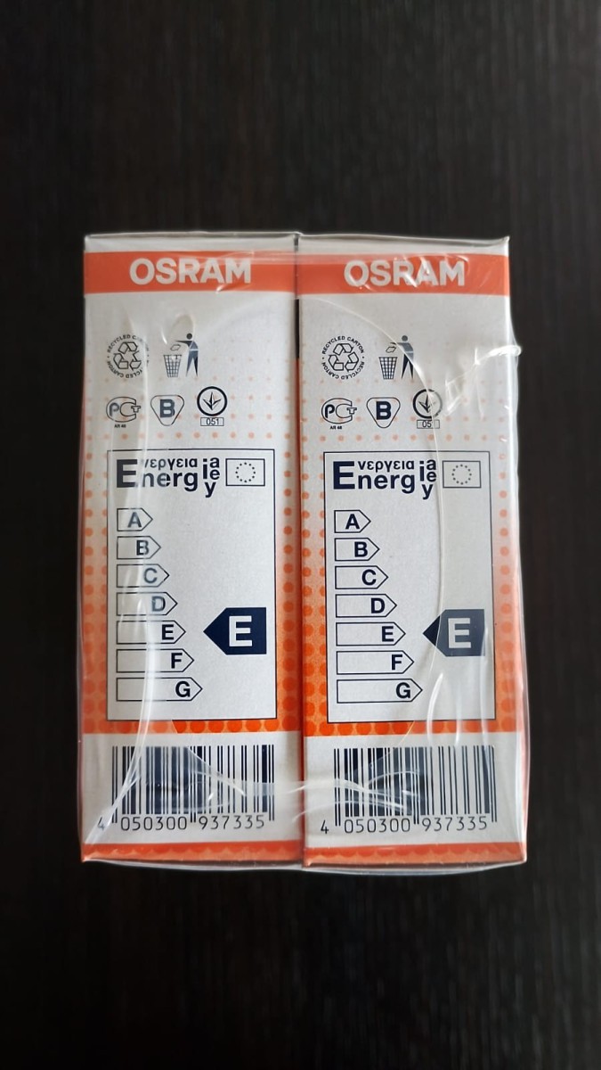 10x OSRAM Kerze 40W E14 klar