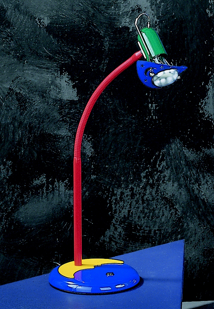 Tischleuchte 46cm in 4-farbig