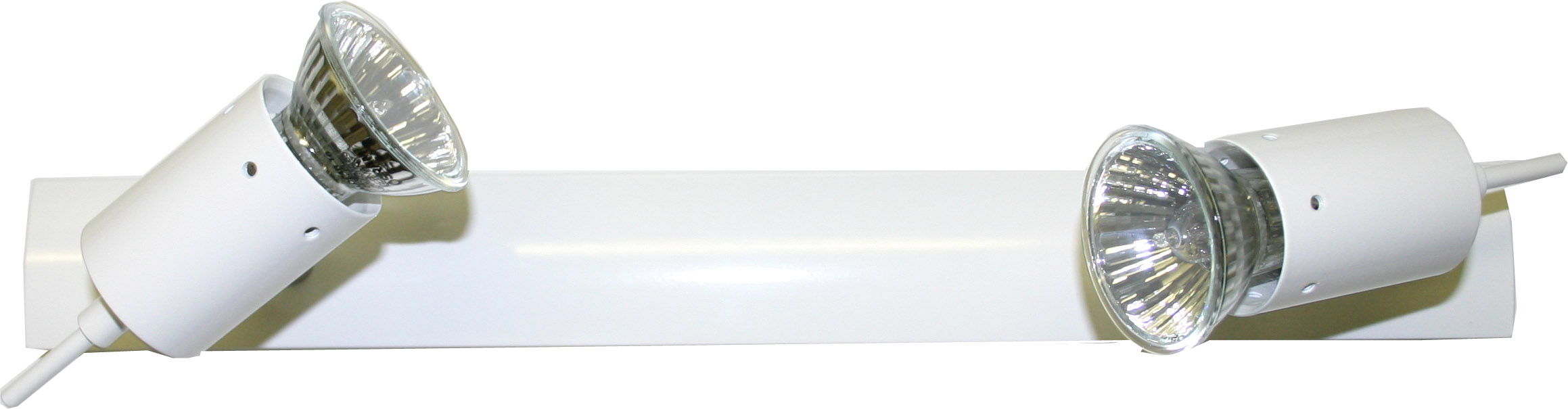 Eifel Leiste 38 cm in Weiß 2-flammig 2× GU10 Halog