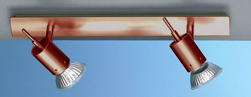 Eifel Leiste 38 cm in Antik 2-flammig 2× GU10 Halo