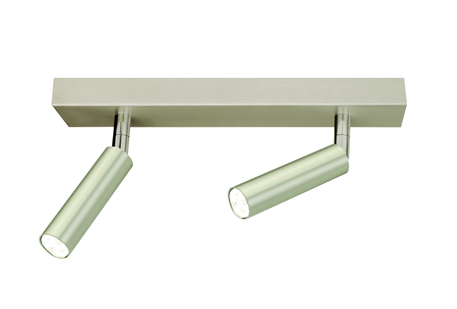 Rocco LED Leiste 44cm in nickel matt, dimmbar 2-fl