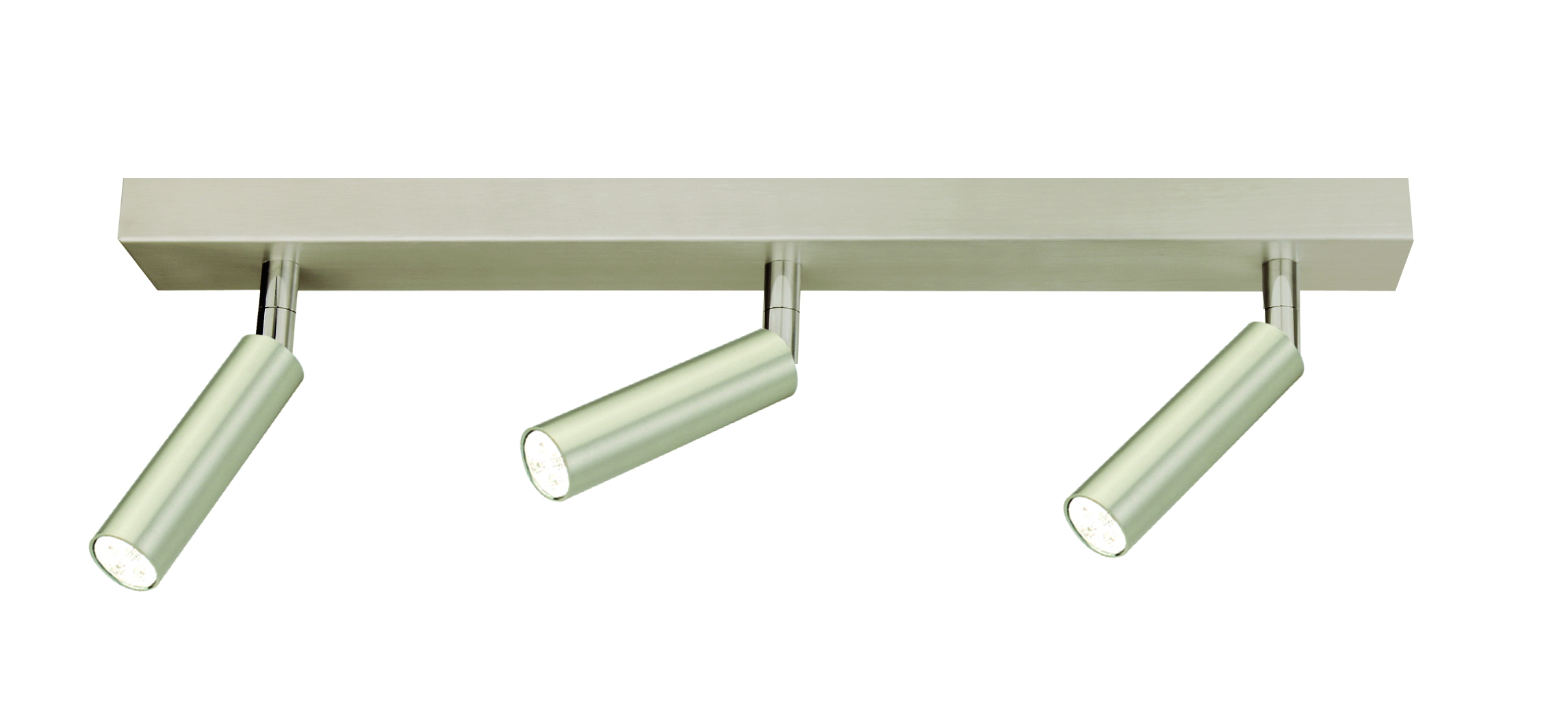 Rocco LED Leiste 61cm in nickel matt, dimmbar 3-fl