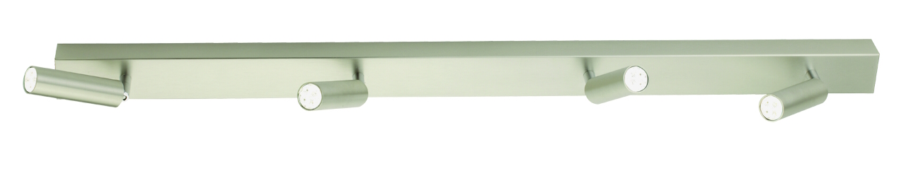 Rocco LED Leiste 90cm in nickel weiß, dimmbar 4-fl