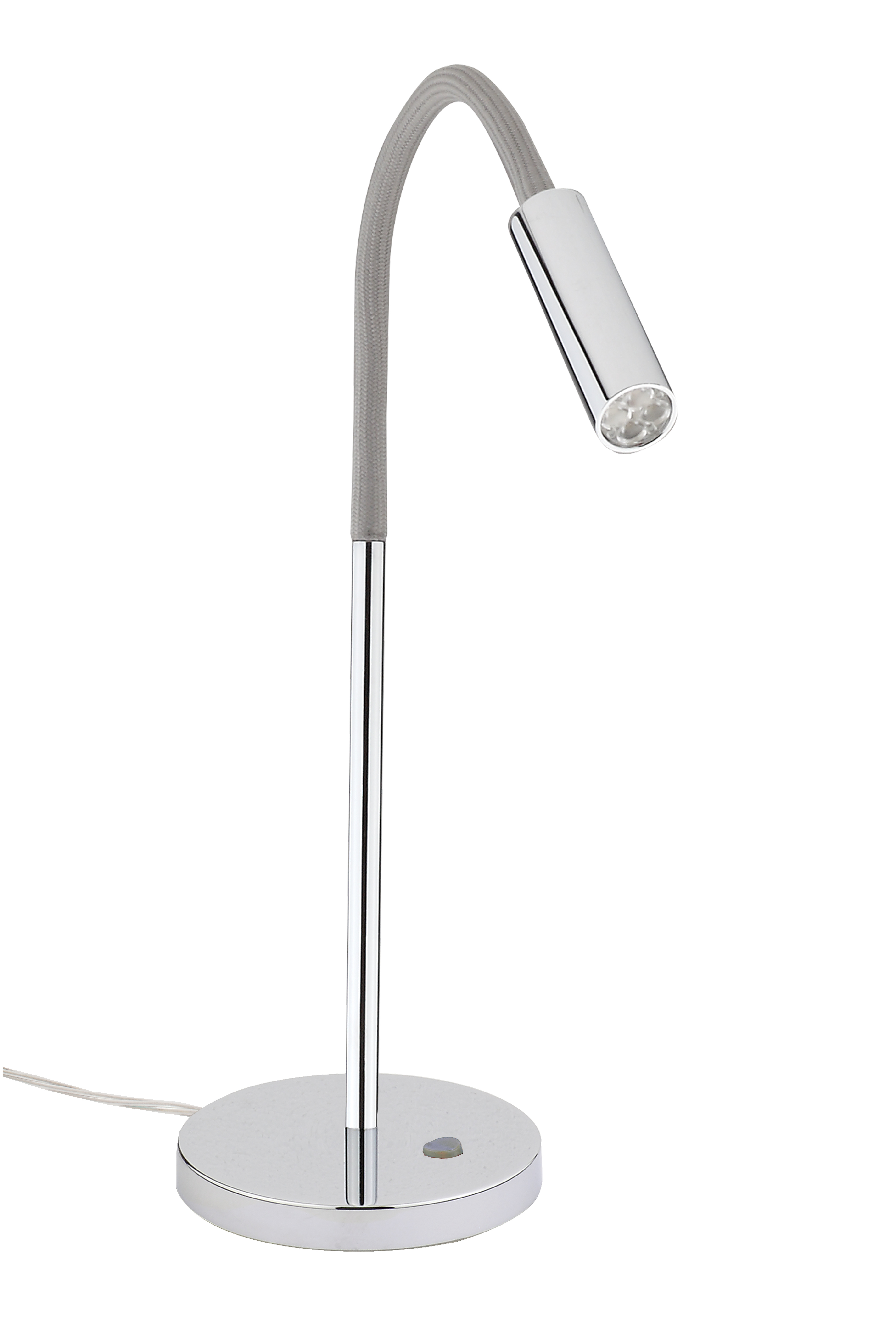 Rocco LED Tischleuchte 65cm mit Schalter in chrom 