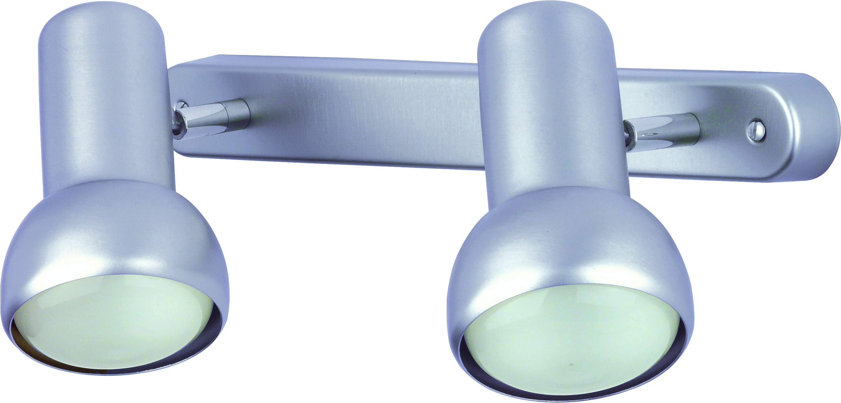 Eifel Leiste 36cm in silber 2-flammig 2xE27 max. 7