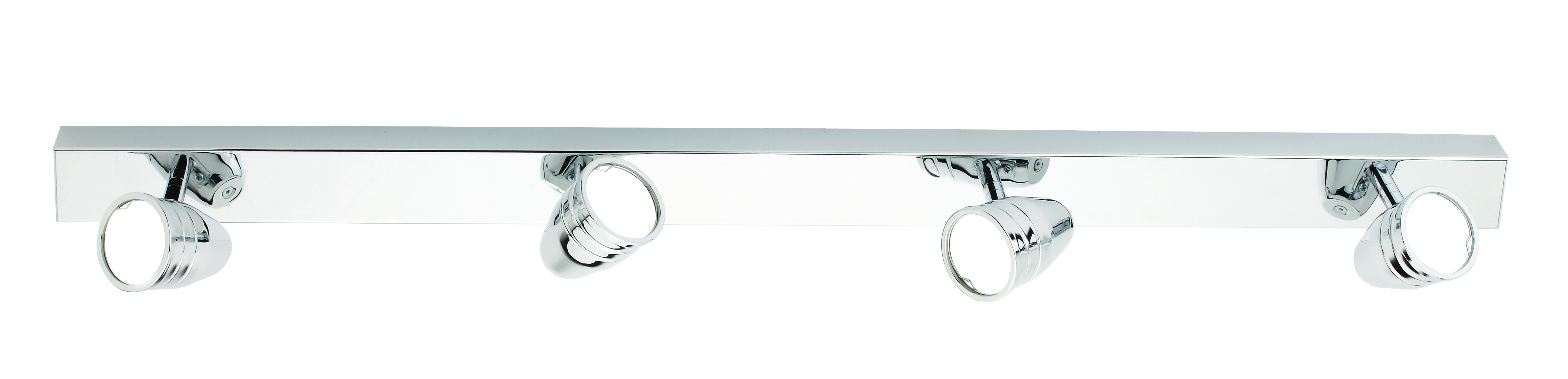 LED-Leiste 4-flammig – 90 × 5 cm, Ausladung 15 cm,