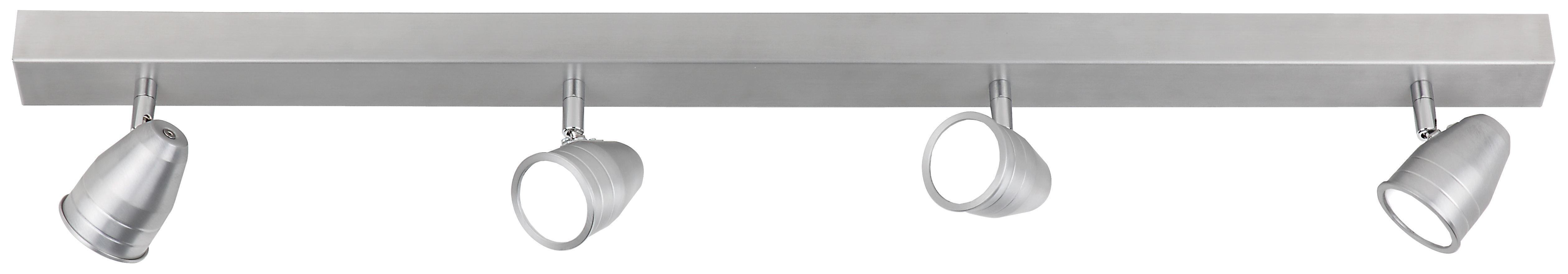 LED-Leiste 4-flammig – 90 × 5 cm, Ausladung 15 cm,