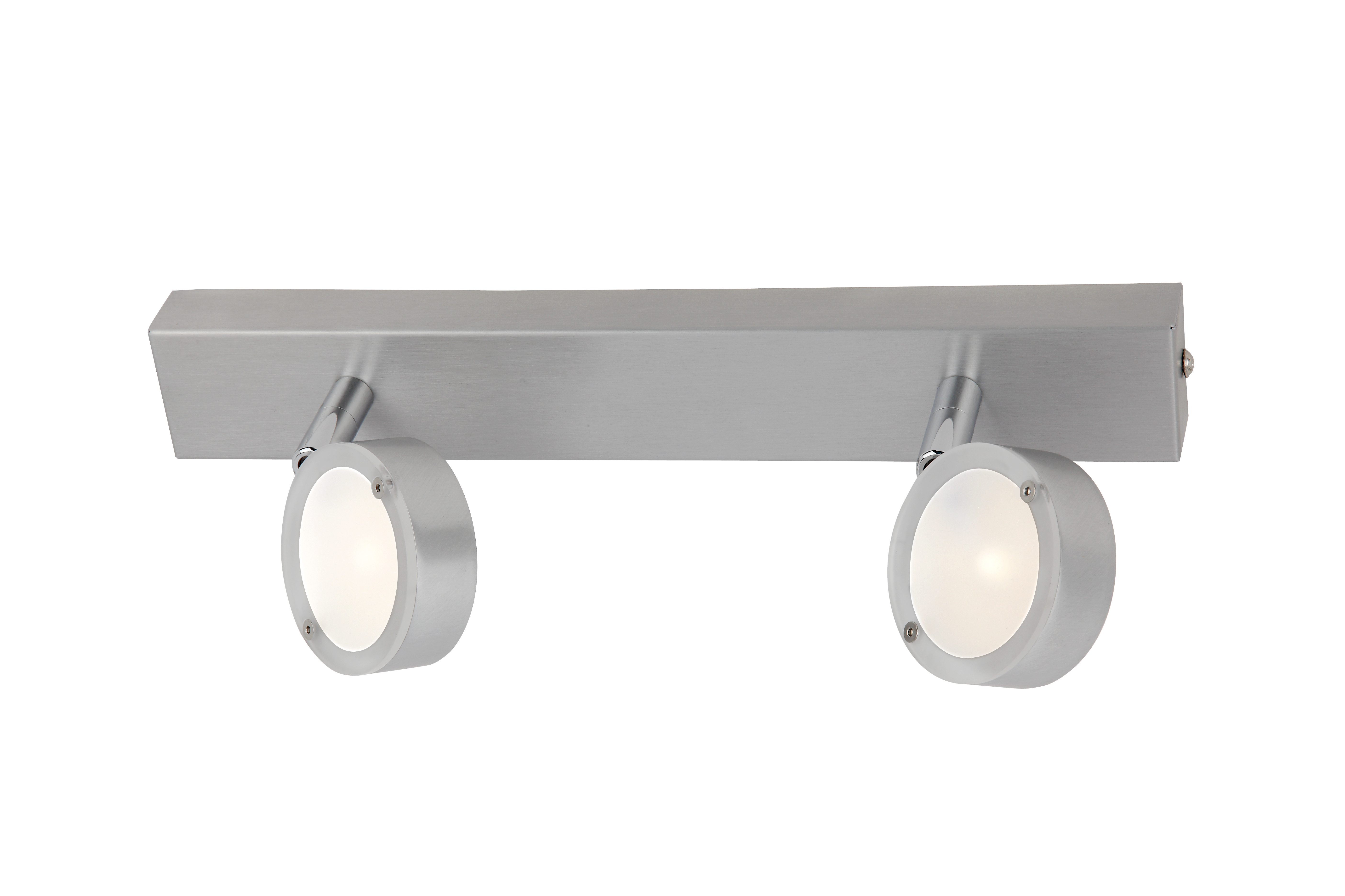 LED-HV-Leiste 2-flammig – 30 × 5 cm, Ausladung 14 