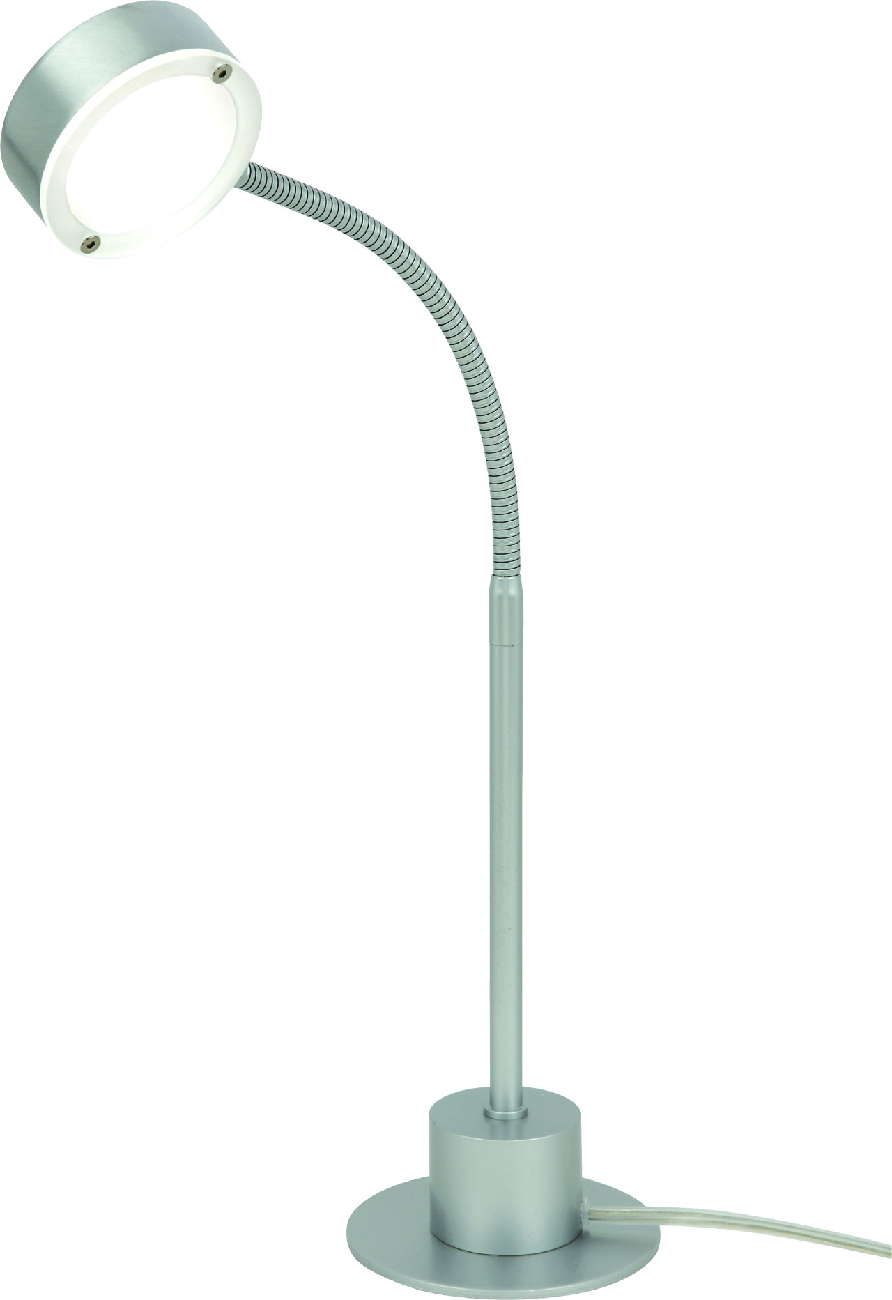 LED Hochvolt-Tischleuchte 50cm in alu matt 1x4,5W