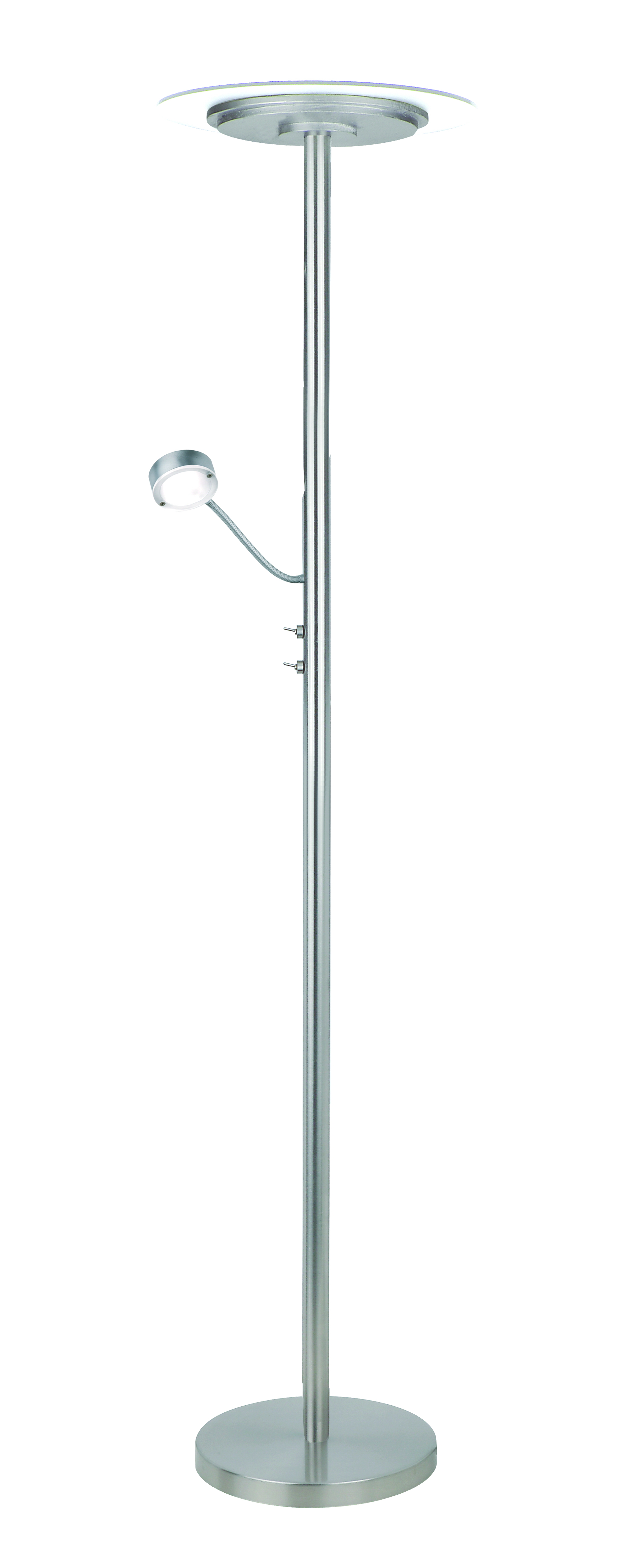 Saturn LED Deckenfluter 183cm in alu matt 1x34W + 