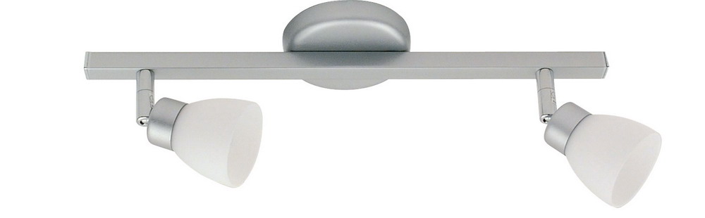 Clite Deckenleuchte 35cm in alu matt mit Glas in o