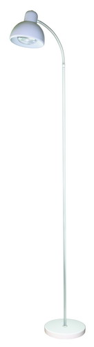 Retro Stehleuchte 155cm in weiß 1xE27 max. 100W