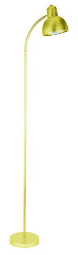 Retro Stehleuchte 155cm in gold matt 1xE27 max. 10