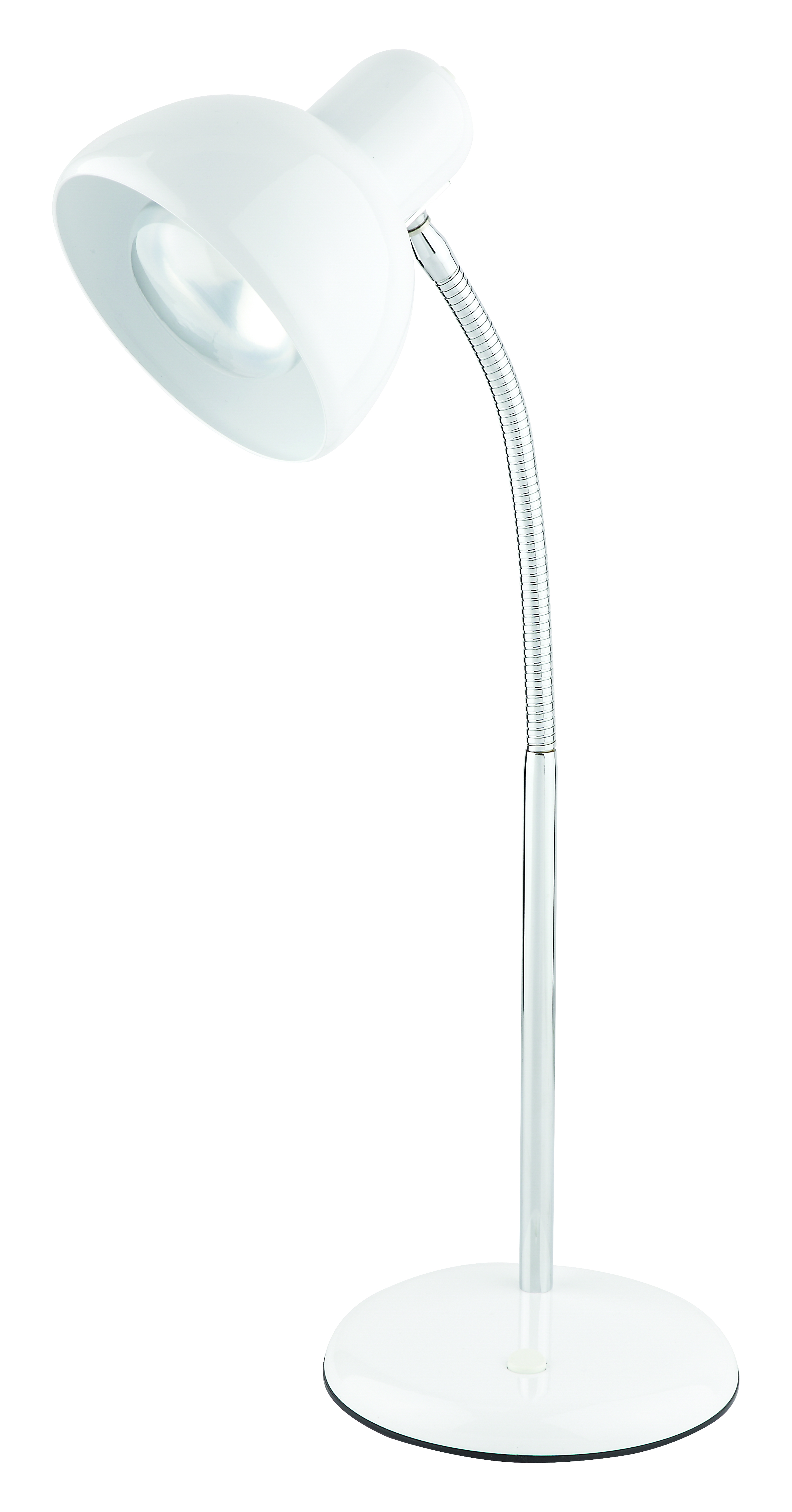 Retro Tischleuchte 45cm in weiß 1xE27 max. 100W