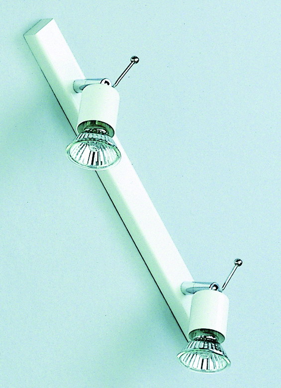 Florida Leiste 36cm in weiß 2-flammig 2xGU10 max.