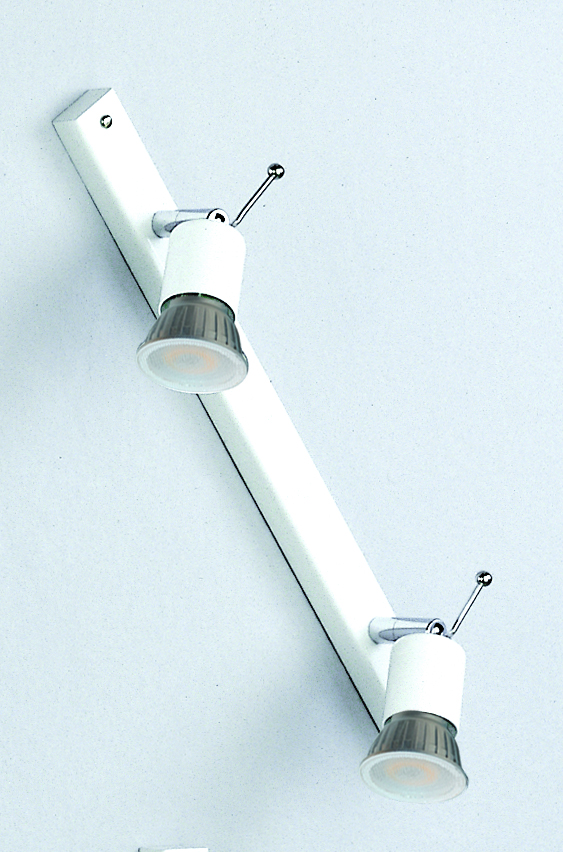 Florida Leiste 36cm in weiß 2-flammig 2xGU10 max. 