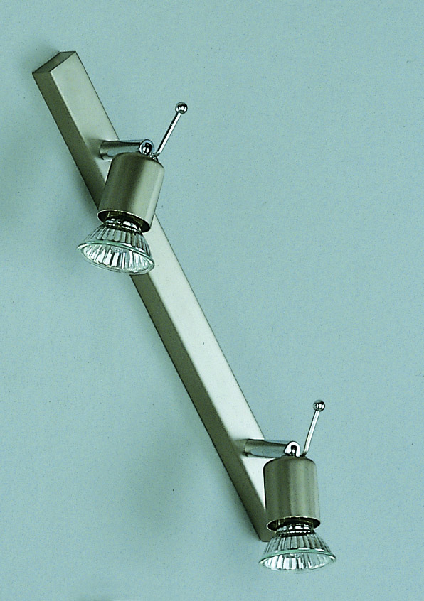 Florida Leiste 36cm in nickel matt 2-flammig 2xGU1