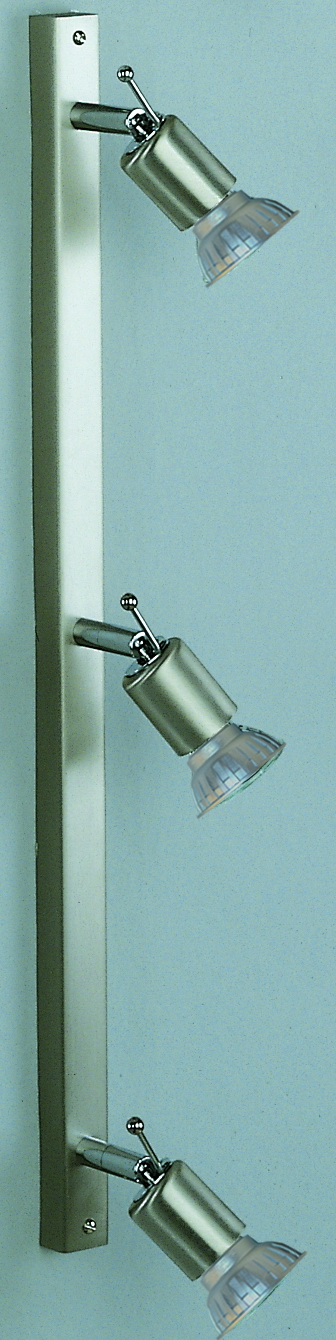 Florida Leiste 56cm in nickel matt 3-flammig 3xGU1