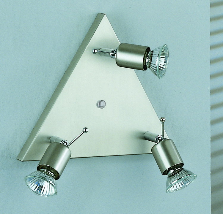 Florida Trioplatte 24cm in nickel matt 3-flammig 3