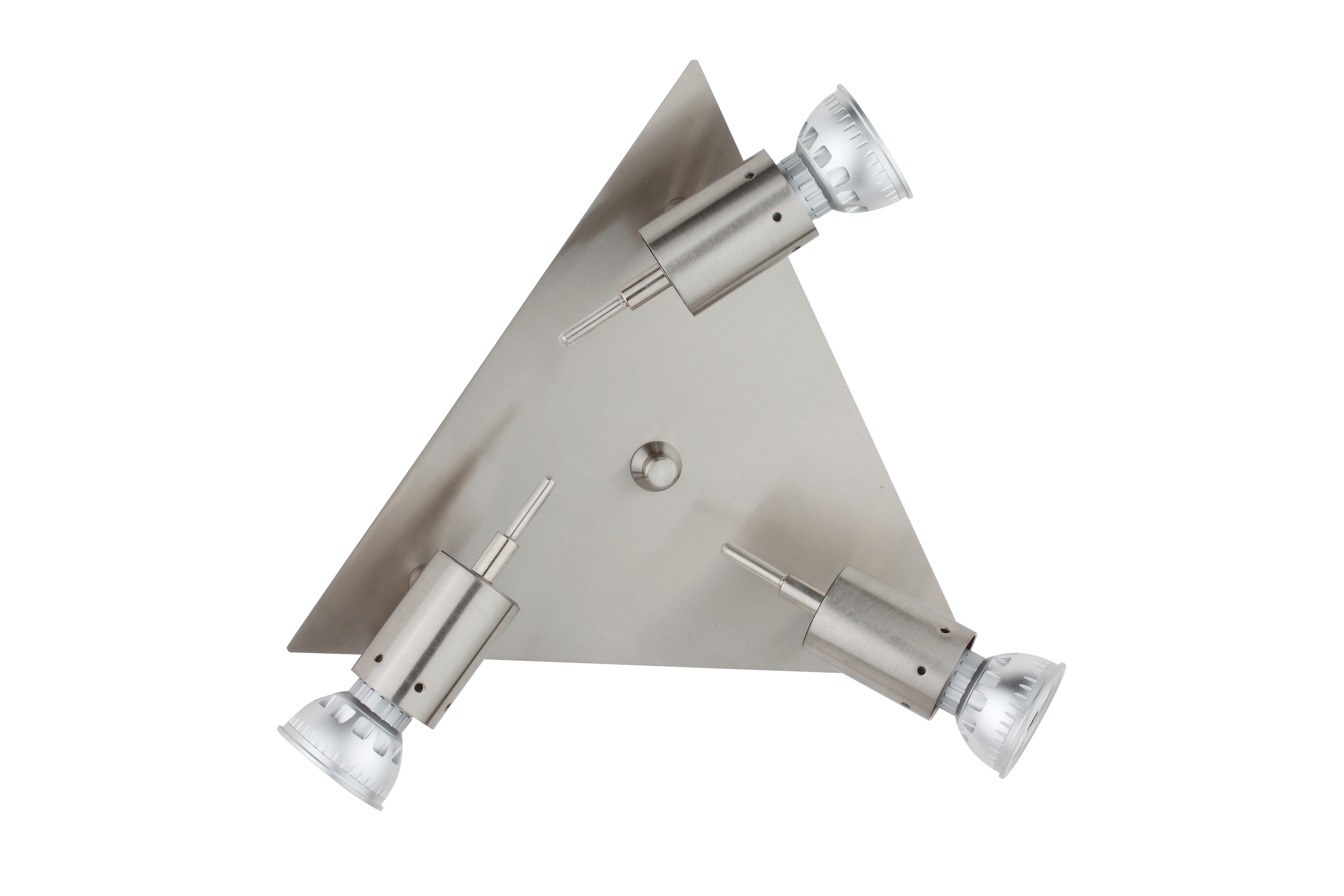 Sunrise LED Trioplatte 28cm in nickel matt 3-flamm