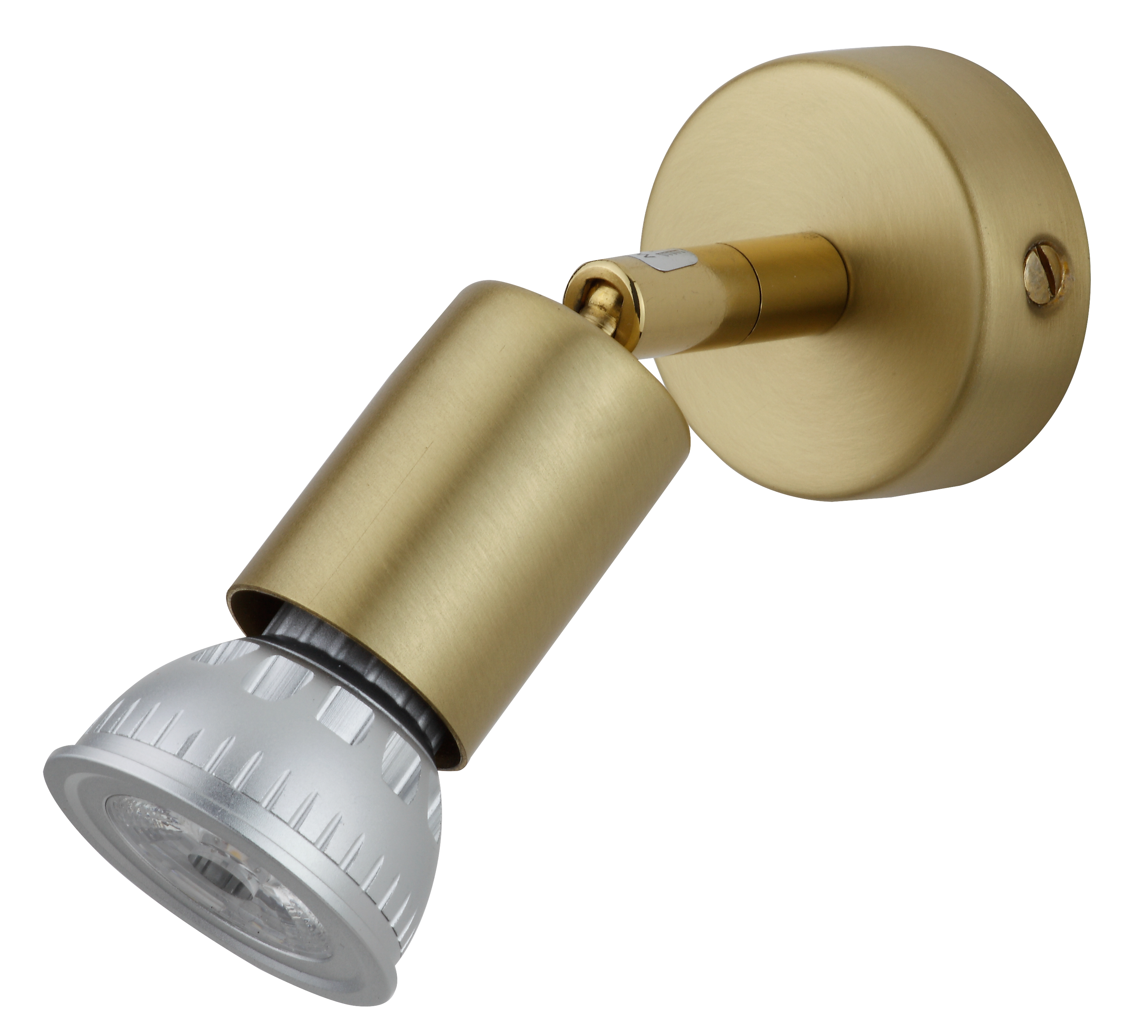 Sunrise LED Deckenleuchte 4,5cm in gold matt 1xGU1