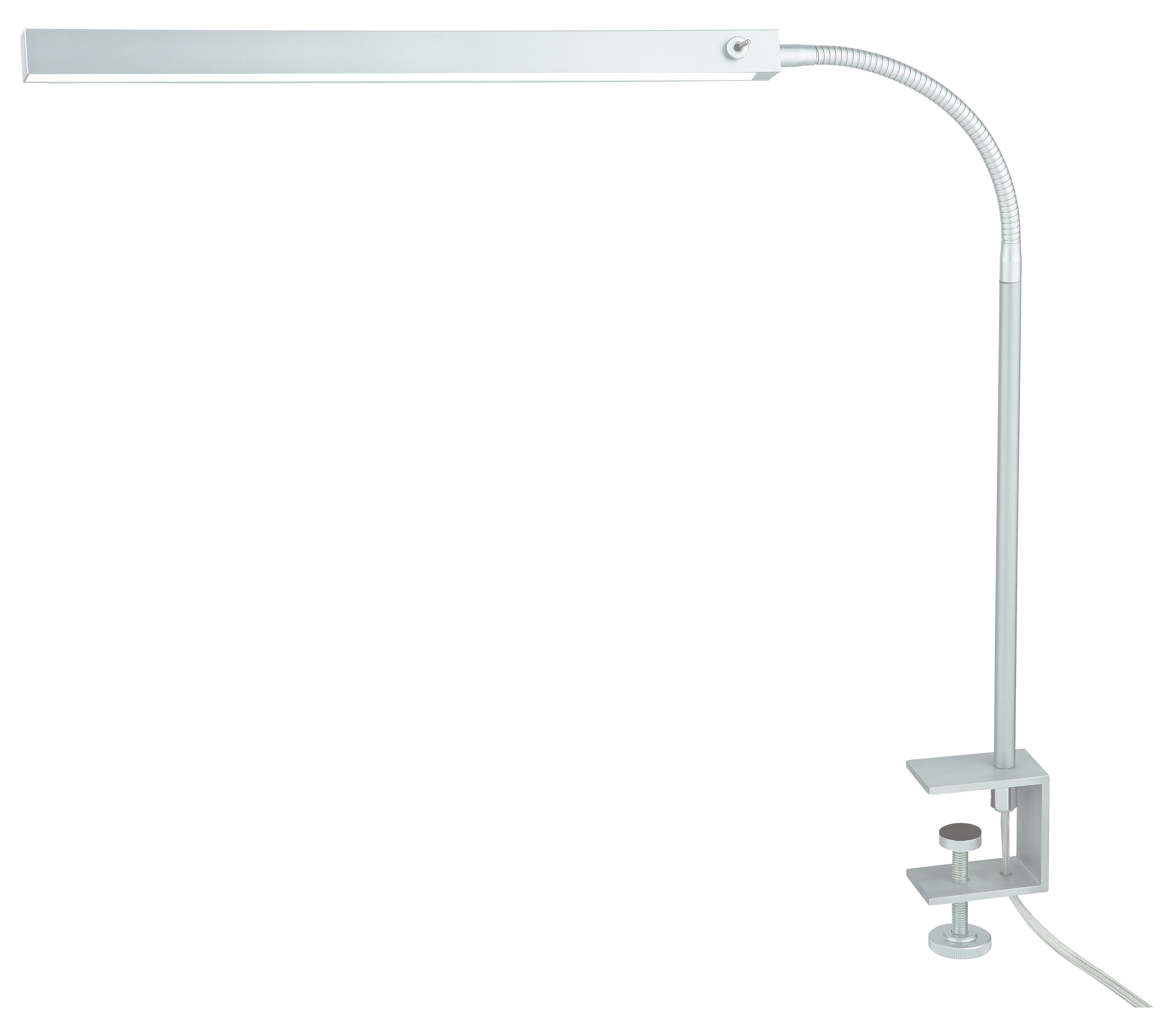 Rocco LED Klemmleuchte 45cm mit Schalter in gold m