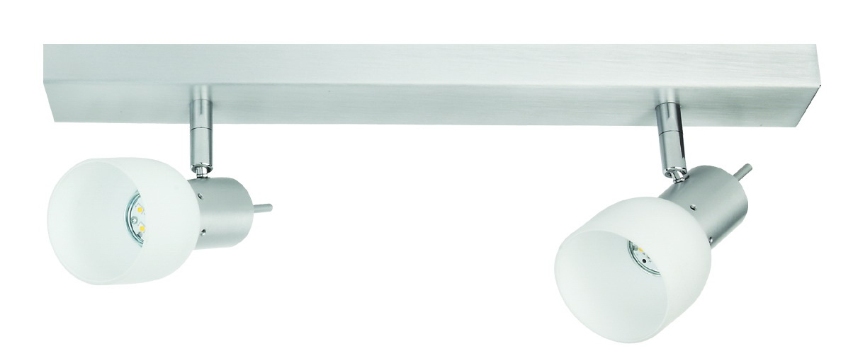 Balance LED-Leiste 2-flammig in Alu matt – 2 × 6,5