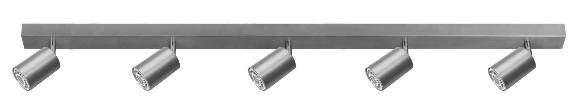 Coca LED Leiste 120cm in alu matt 5-flammig GU10 5