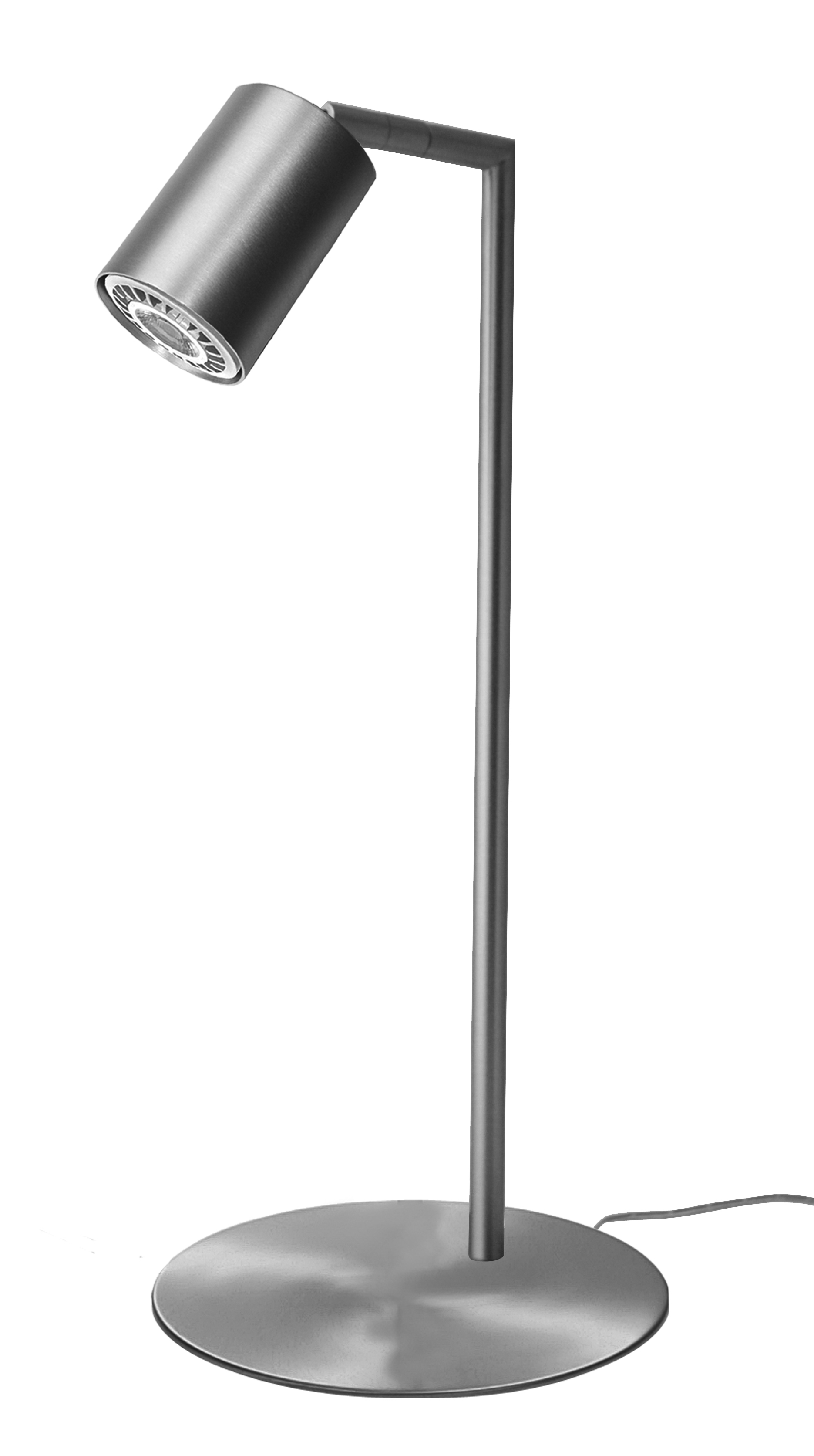 Coca LED Tischleuchte 41cm in alu matt, dimmbar 7W