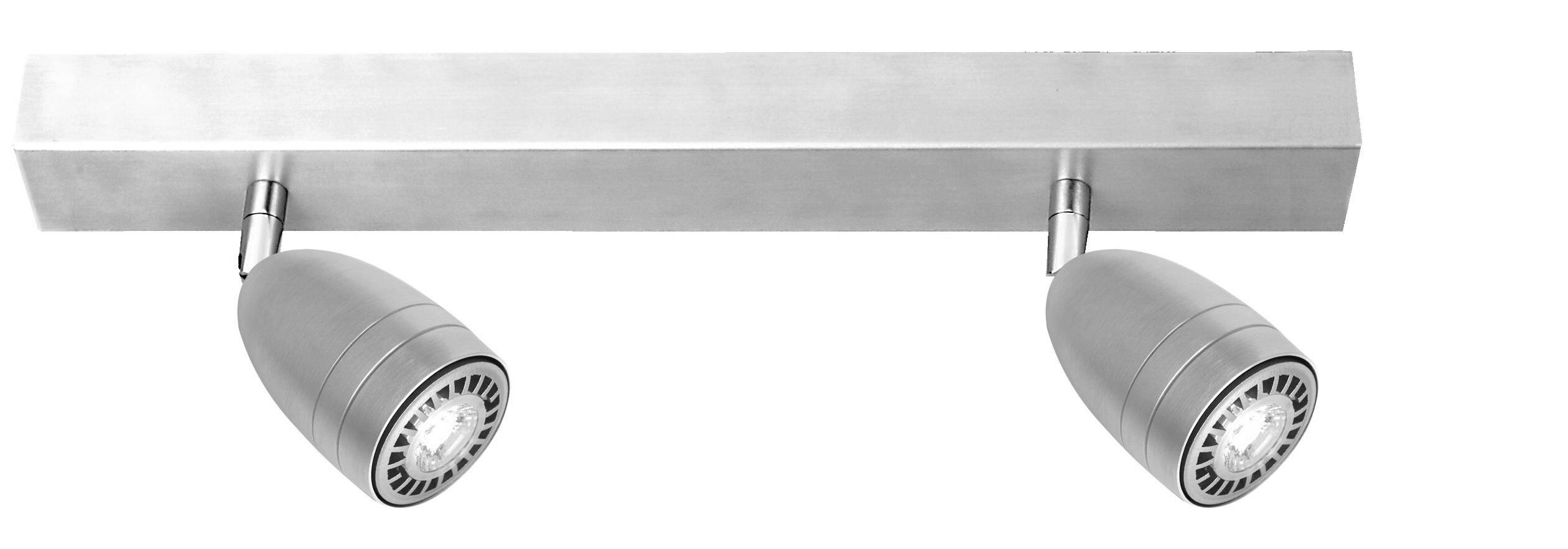 Omega LED Leiste 44cm in alu matt 2-flammig GU10 2