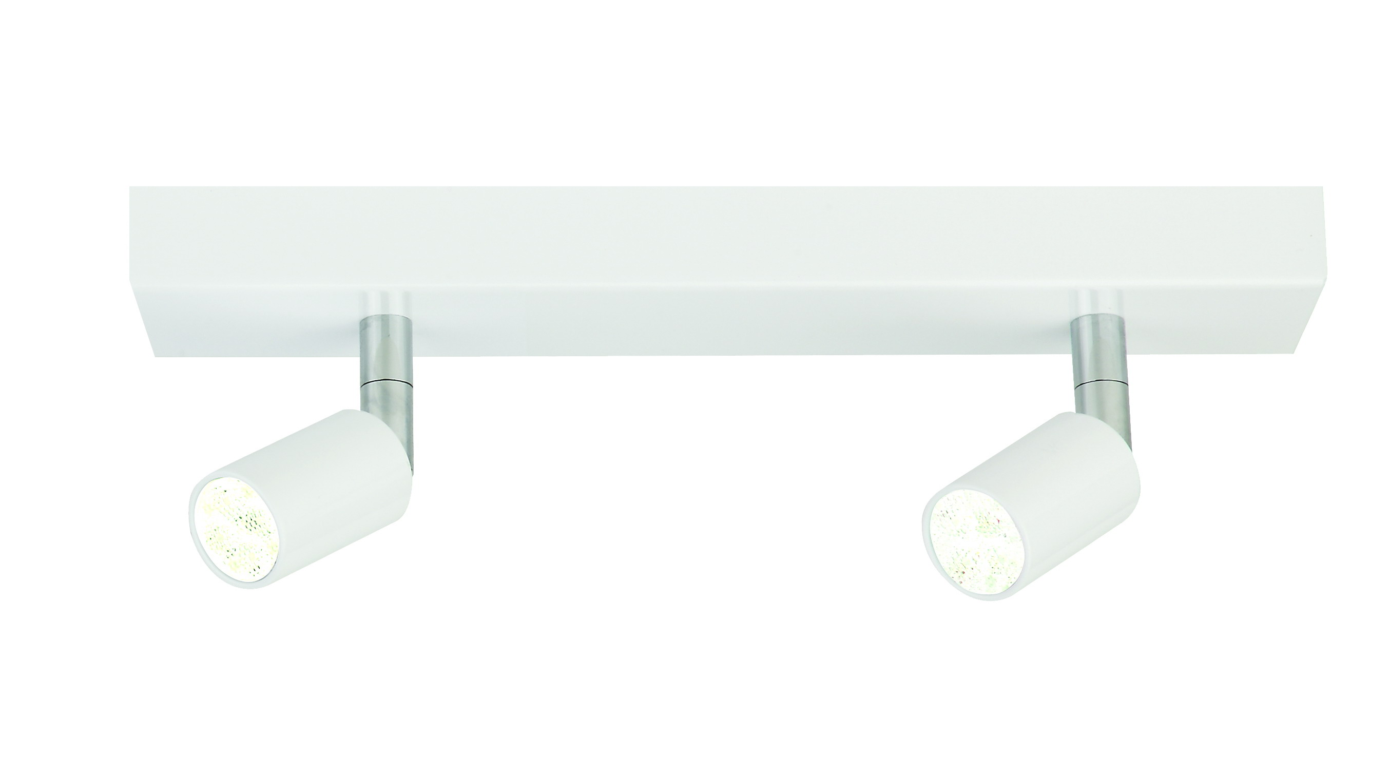 Flux LED Leiste 30cm in weiß matt 2-flammig 2x6,5W