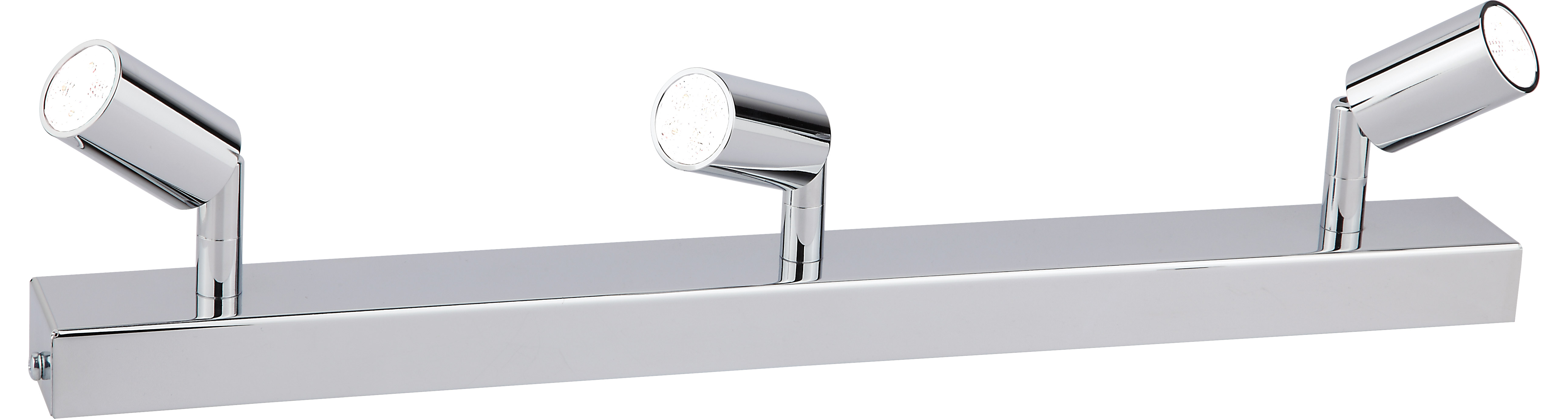 Flux LED Leiste 44cm in chrom 3-flammig 3x6,5W