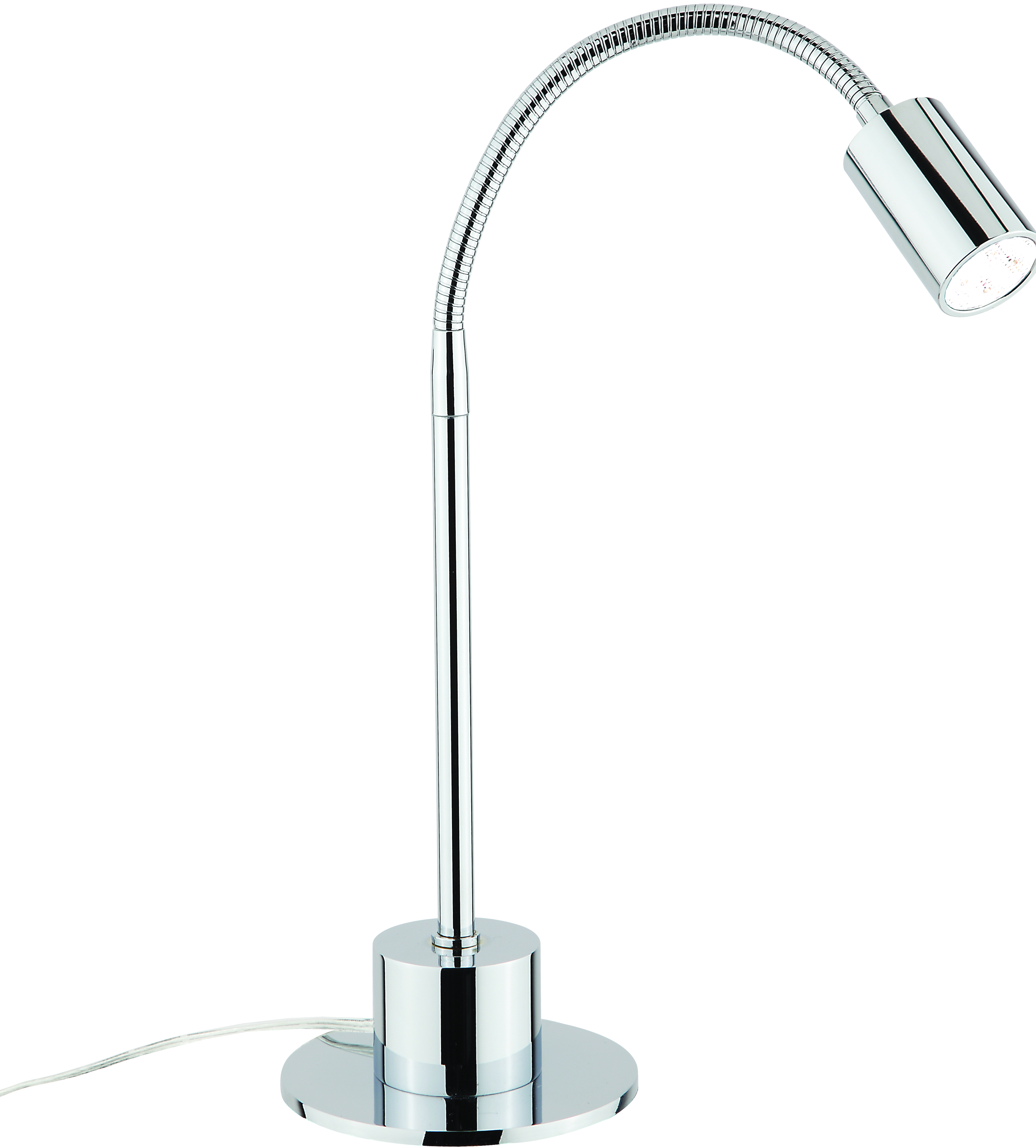 Flux LED Tischleuchte 45cm mit Schalter in chrom 6