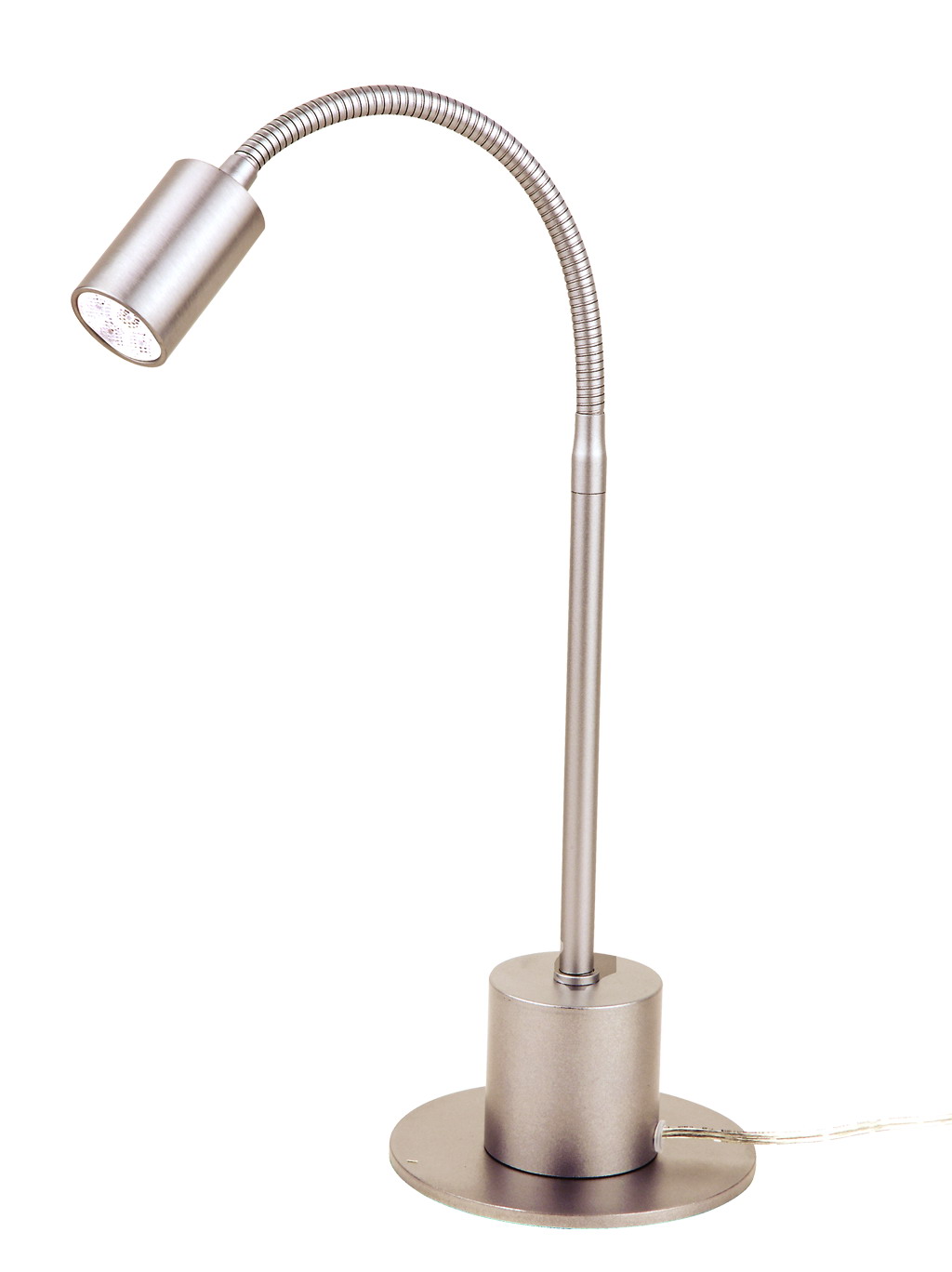 Flux LED Tischleuchte 45cm in nickel matt 1x6,5W