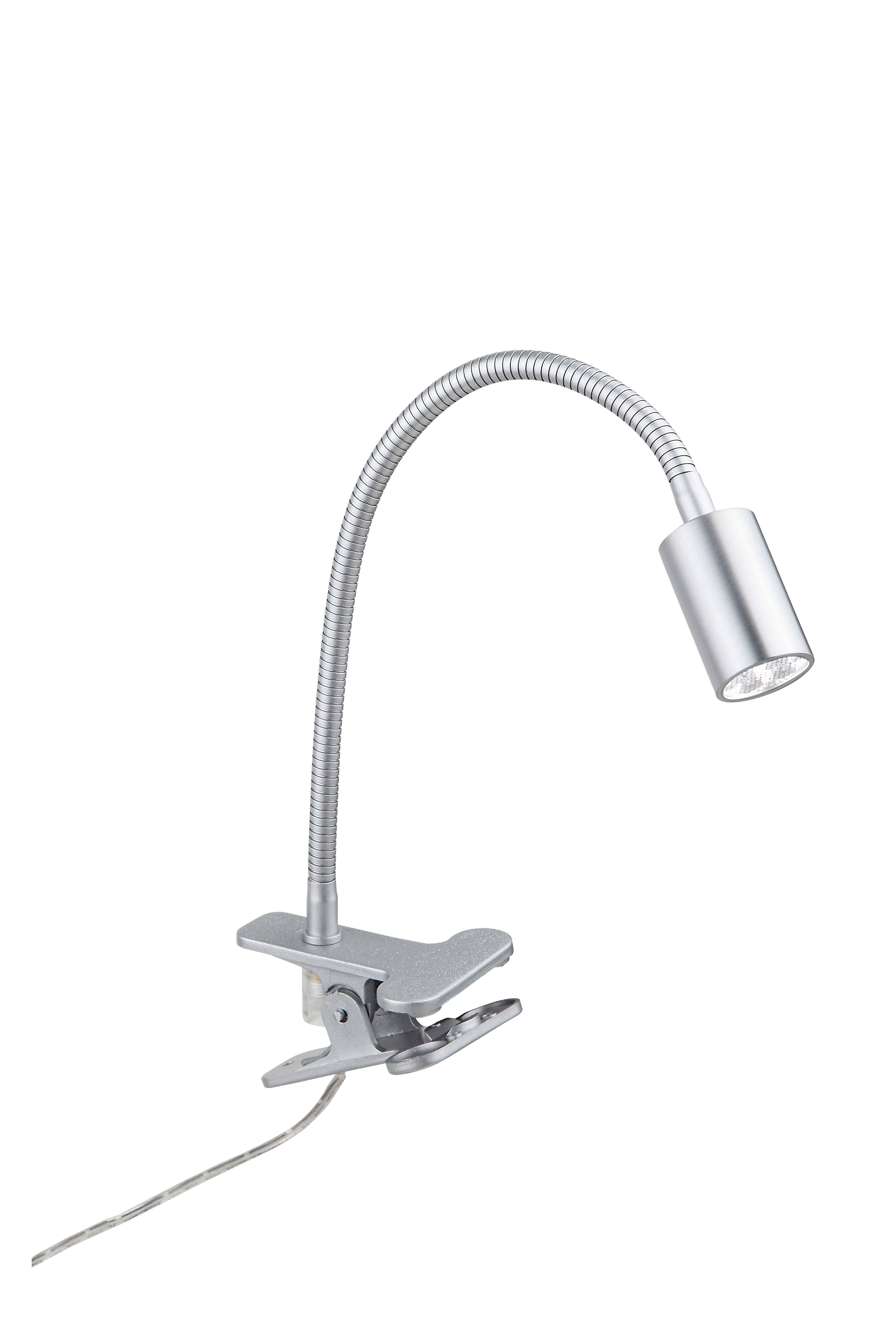 Flux LED Klammerleuchte 30cm mit Schalter in alu m