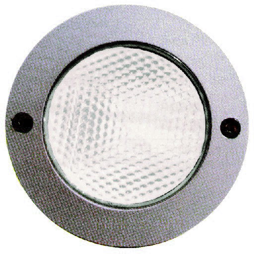 LED-Wandeinbauleuchte Silber