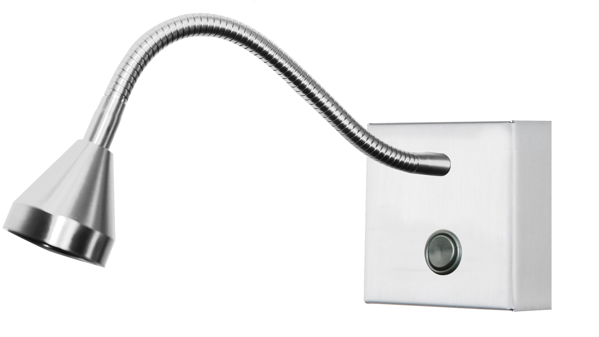 Mini LED Wandleuchte Ø7cm in nickel matt 1x2,5W