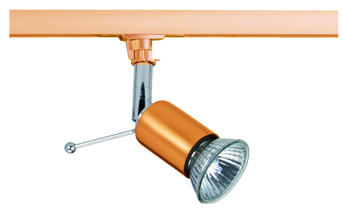 Powerline Strahler in gold antik
