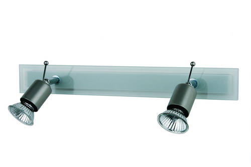 Leiste 3-flammig mit Glasblende – 59 × 5 × 11 cm, 