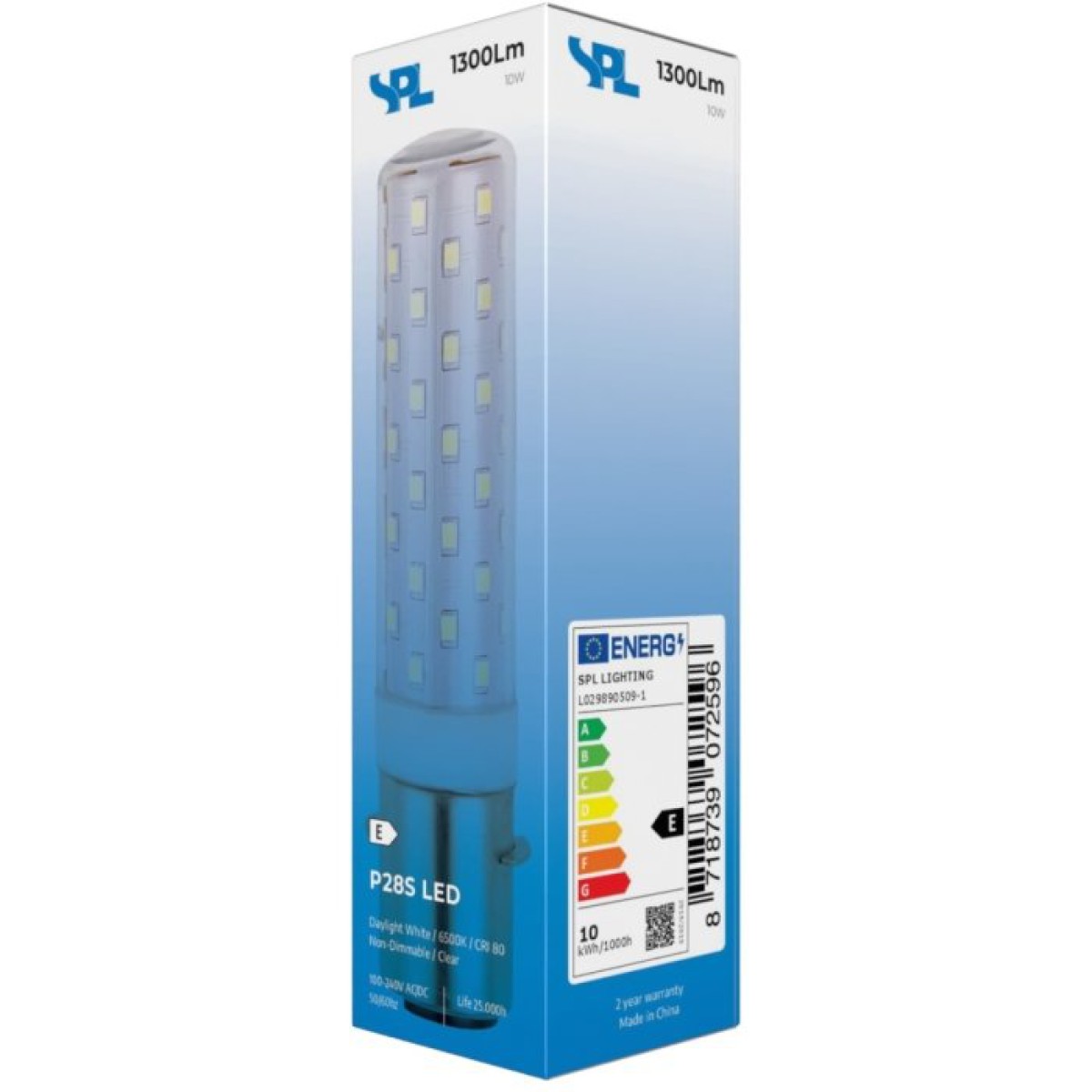 SPL LED Röhre T29x119 P28s 10 W 1300 lm 6500K klar