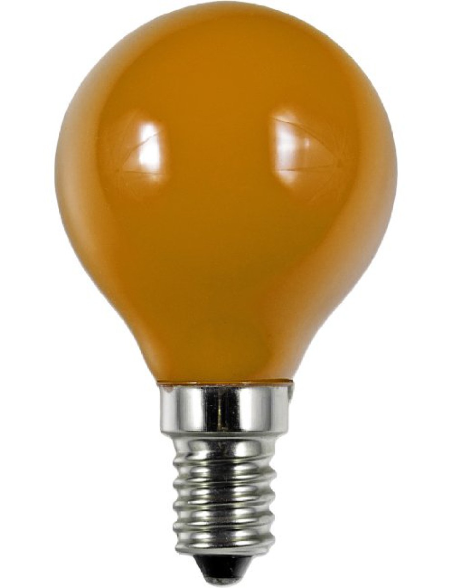SPL LED Filament Globe G45x75 E14 1 W 40 lm Orange
