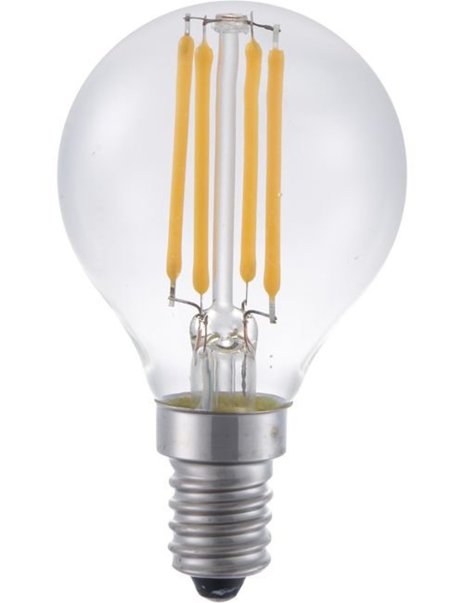 SPL LED Filament Globe G45x80 E14 4 W 380 lm 2200K klar dimmbar
