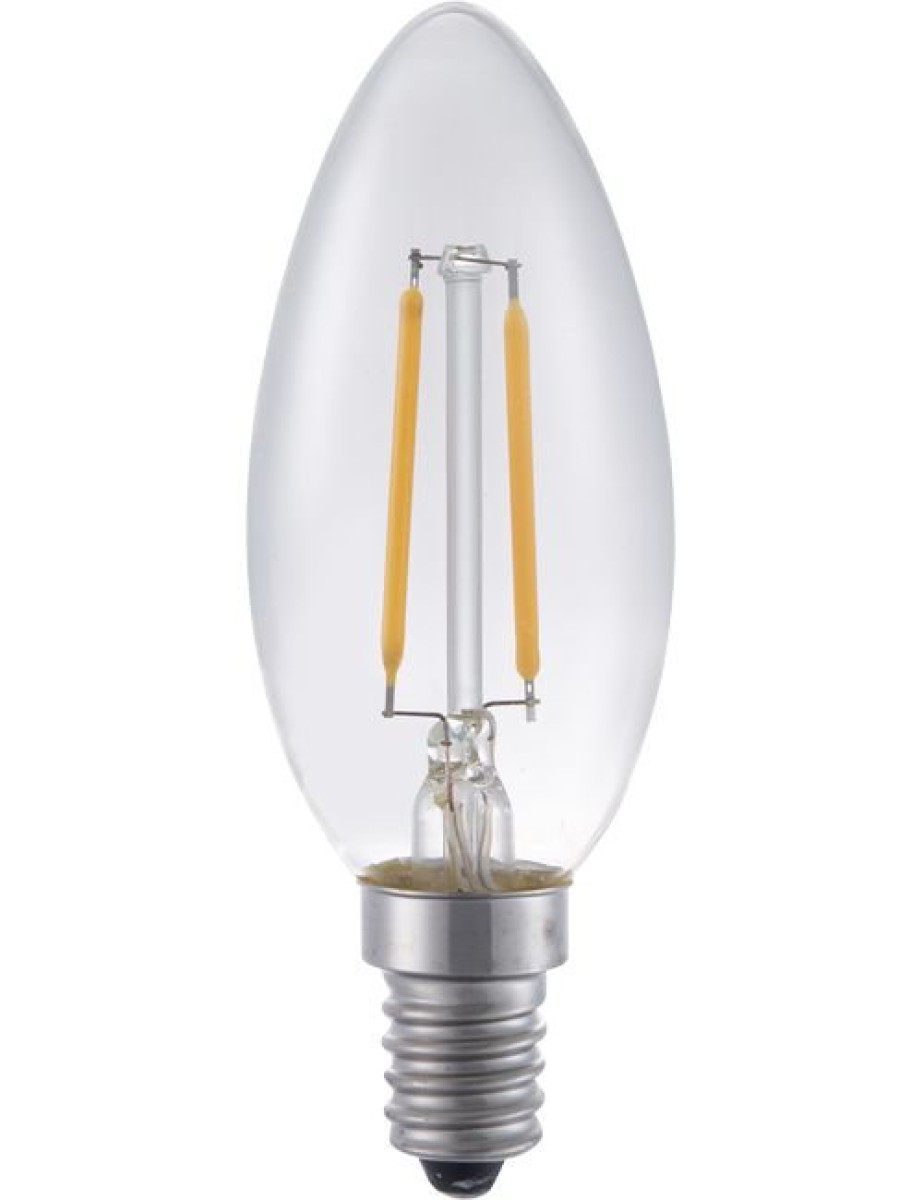 SPL LED Filament Kerze C35x97 E14 2,8 W 250 lm 2700K klar dimmbar
