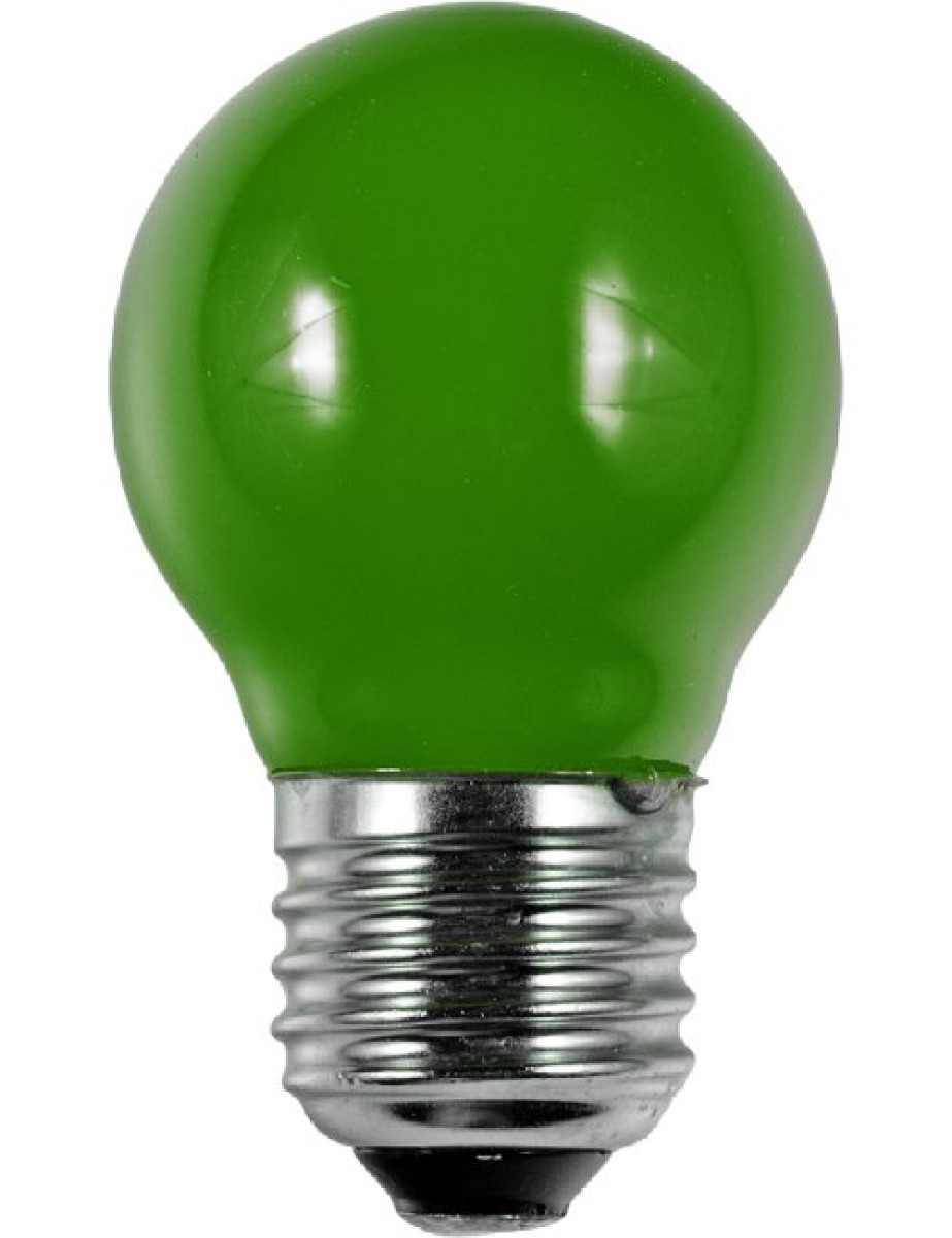 SPL LED Filament Globe G45x75 E27 1 W 8 lm Grün